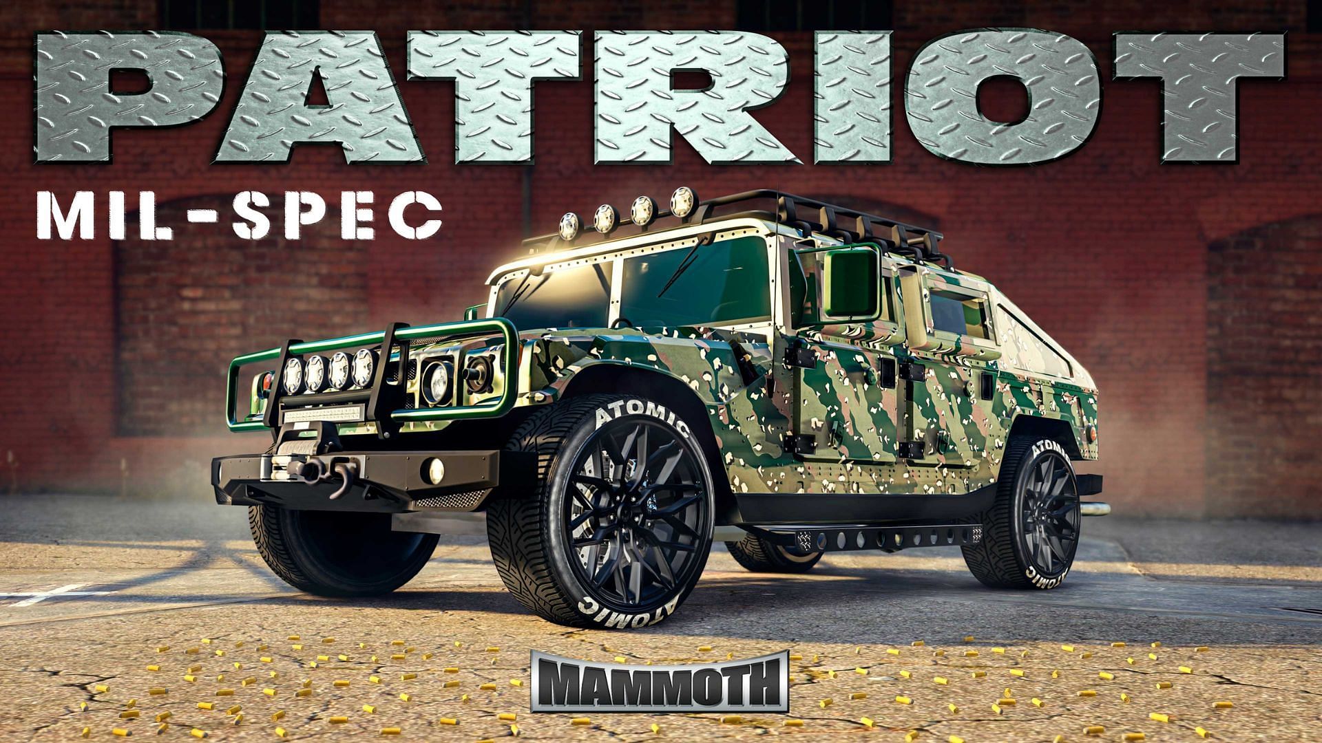 A picture of one of the GTA 5 Online Imani Tech cars: Patriot Mil-Spec (Image via Rockstar Games)